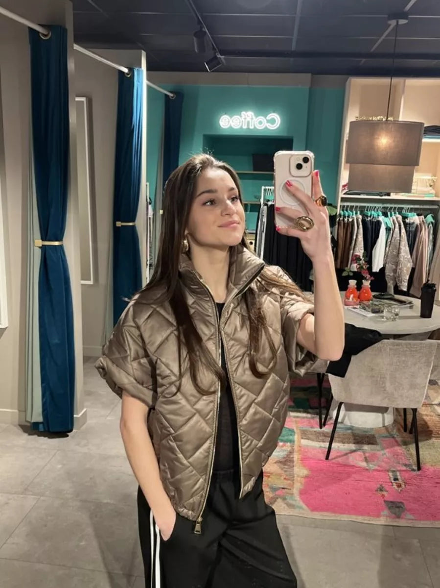 Sophie & Me Sophie & Me Bodywarmer Taupe