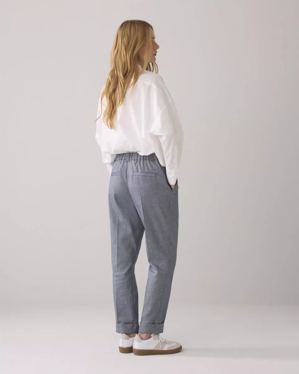 Summum Summum Broek Navy