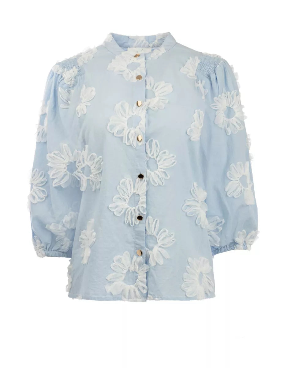 I-CONI-K I-CONI-K Blouse Blauw