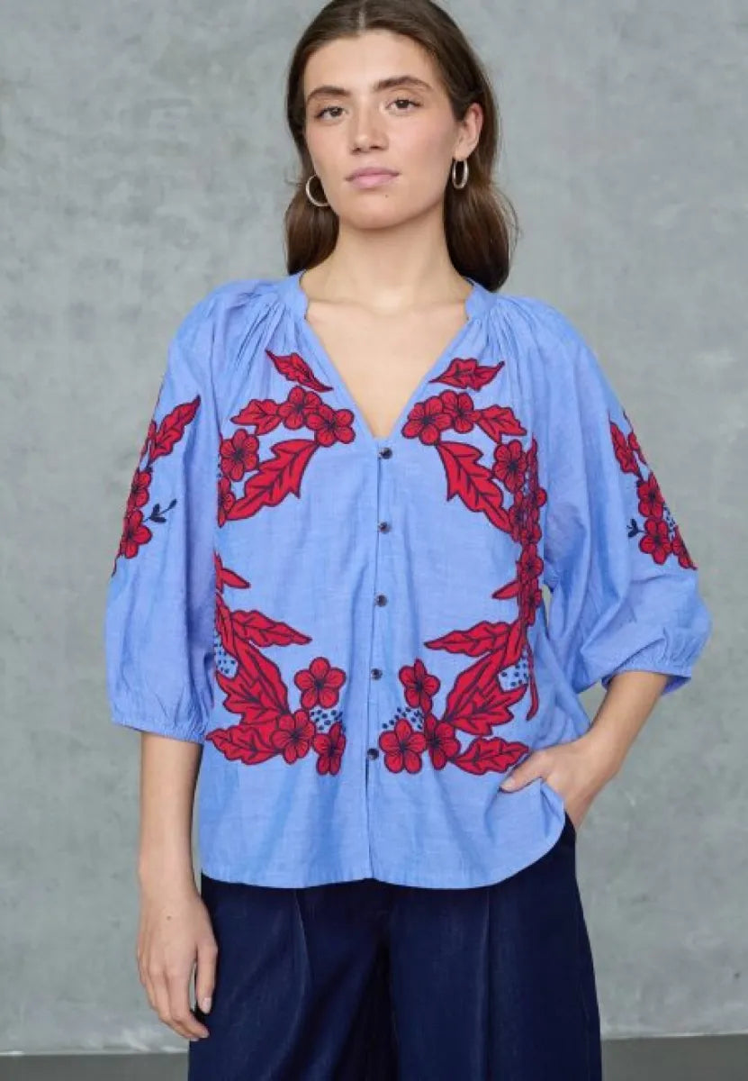 Love&Divine Love&Divine Blouse Blauw