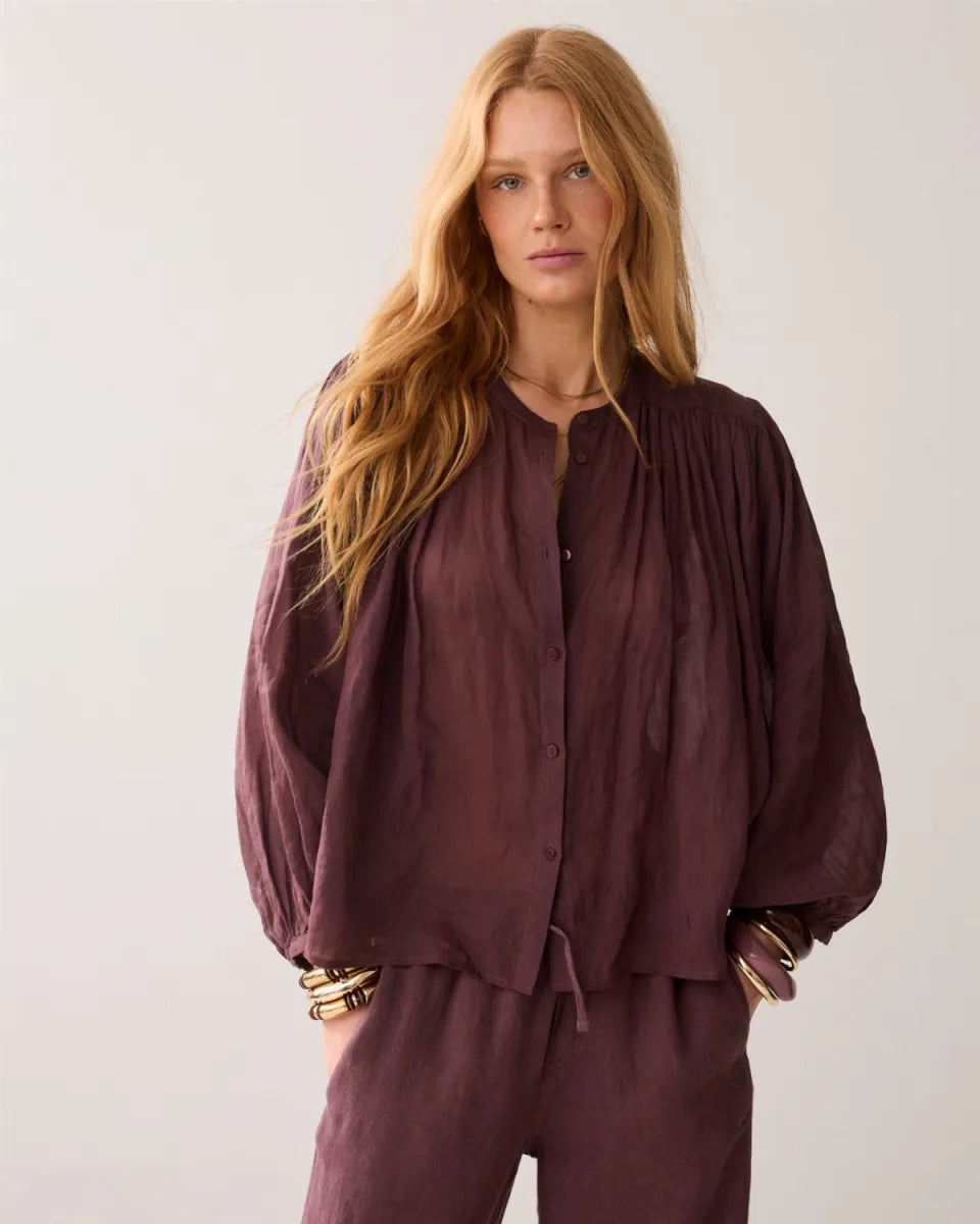 Summum Summum Blouse Bruin