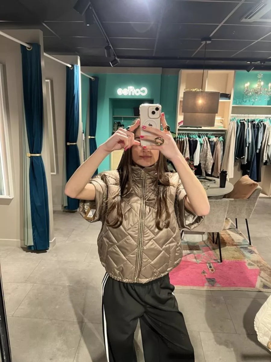 Sophie & Me Sophie & Me Bodywarmer Taupe