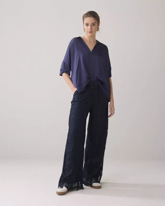 Summum Summum Broek Navy