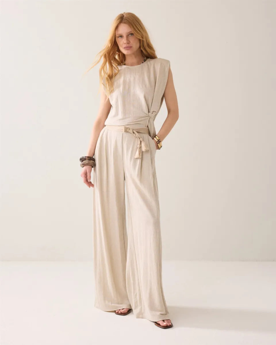 Summum Summum Broek Beige
