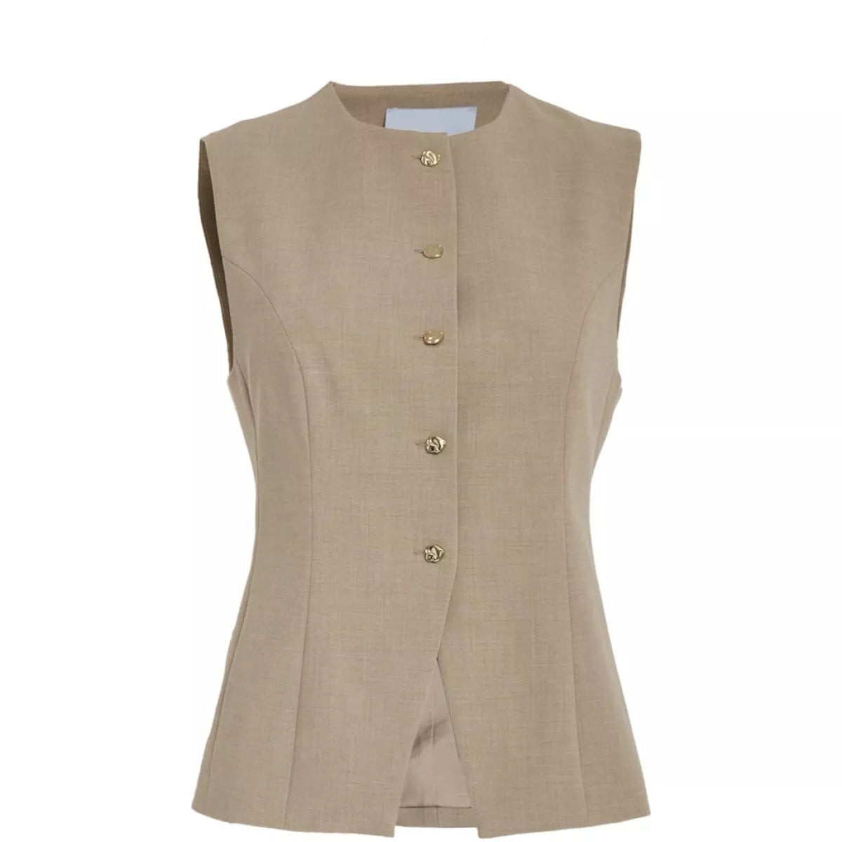 Minus Minus Gilet Zand