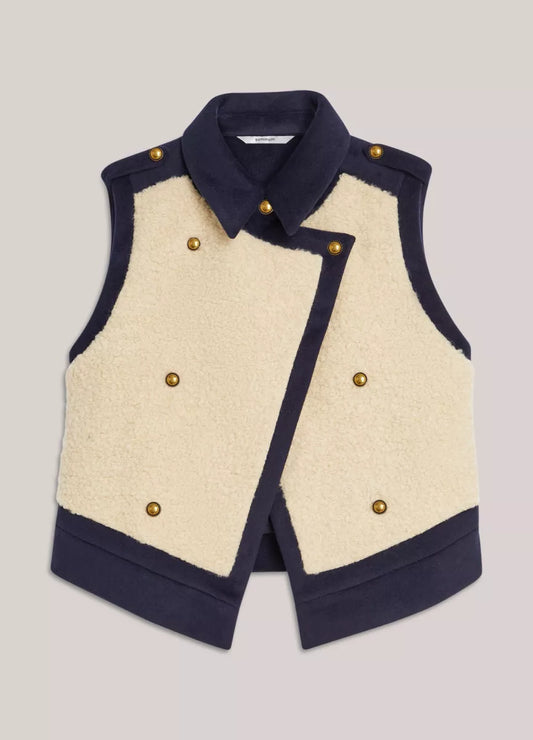 Summum Summum Gilet Blauw