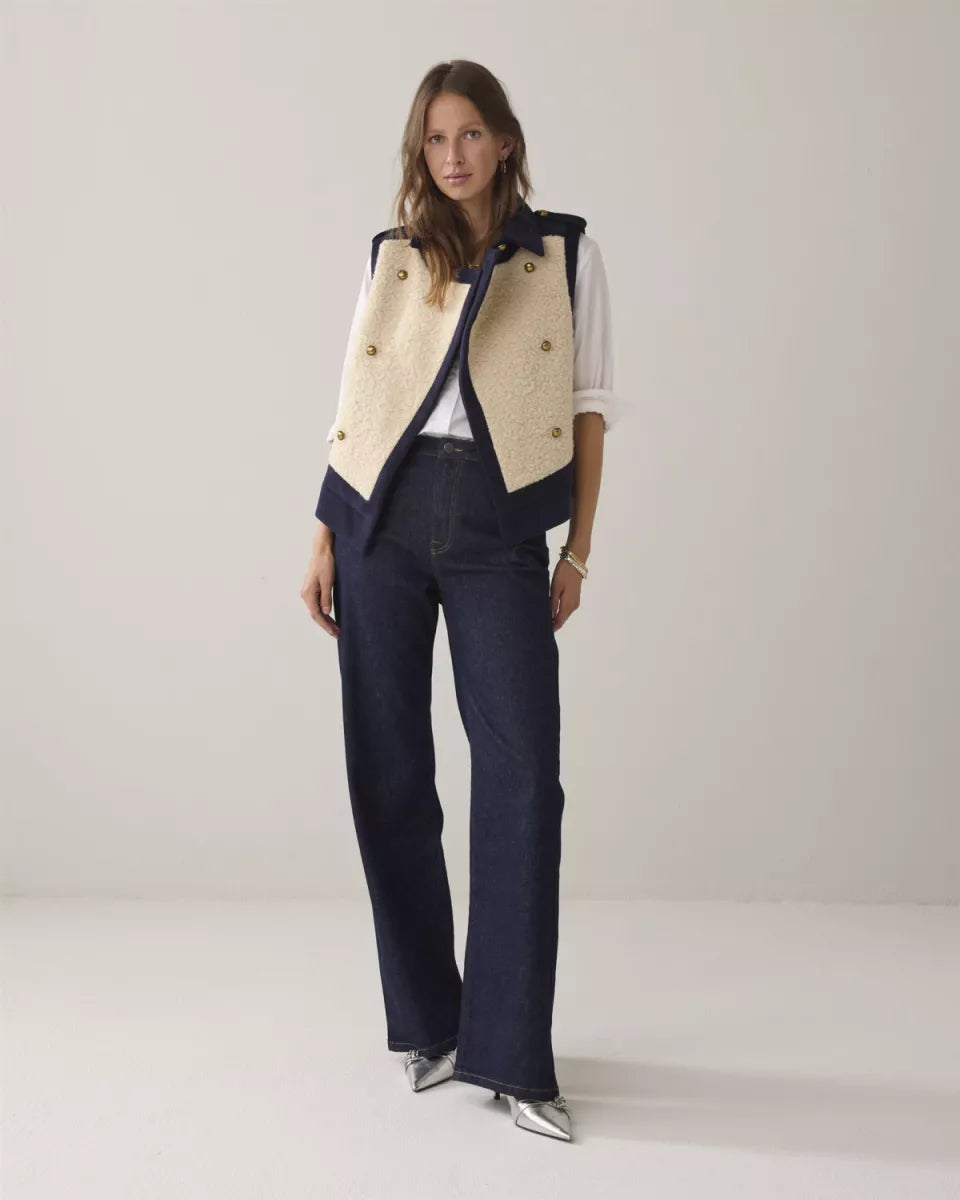 Summum Summum Gilet Blauw