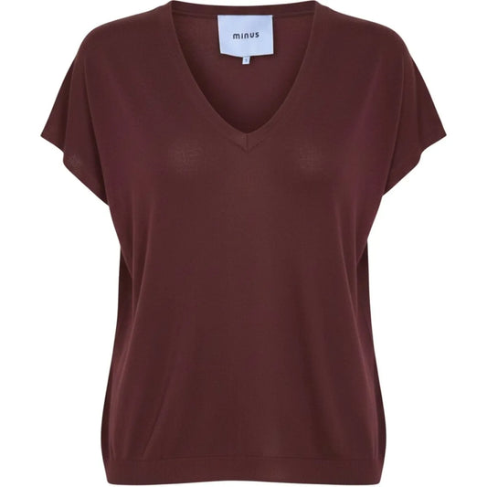 Minus Minus Shirt Donkerrood
