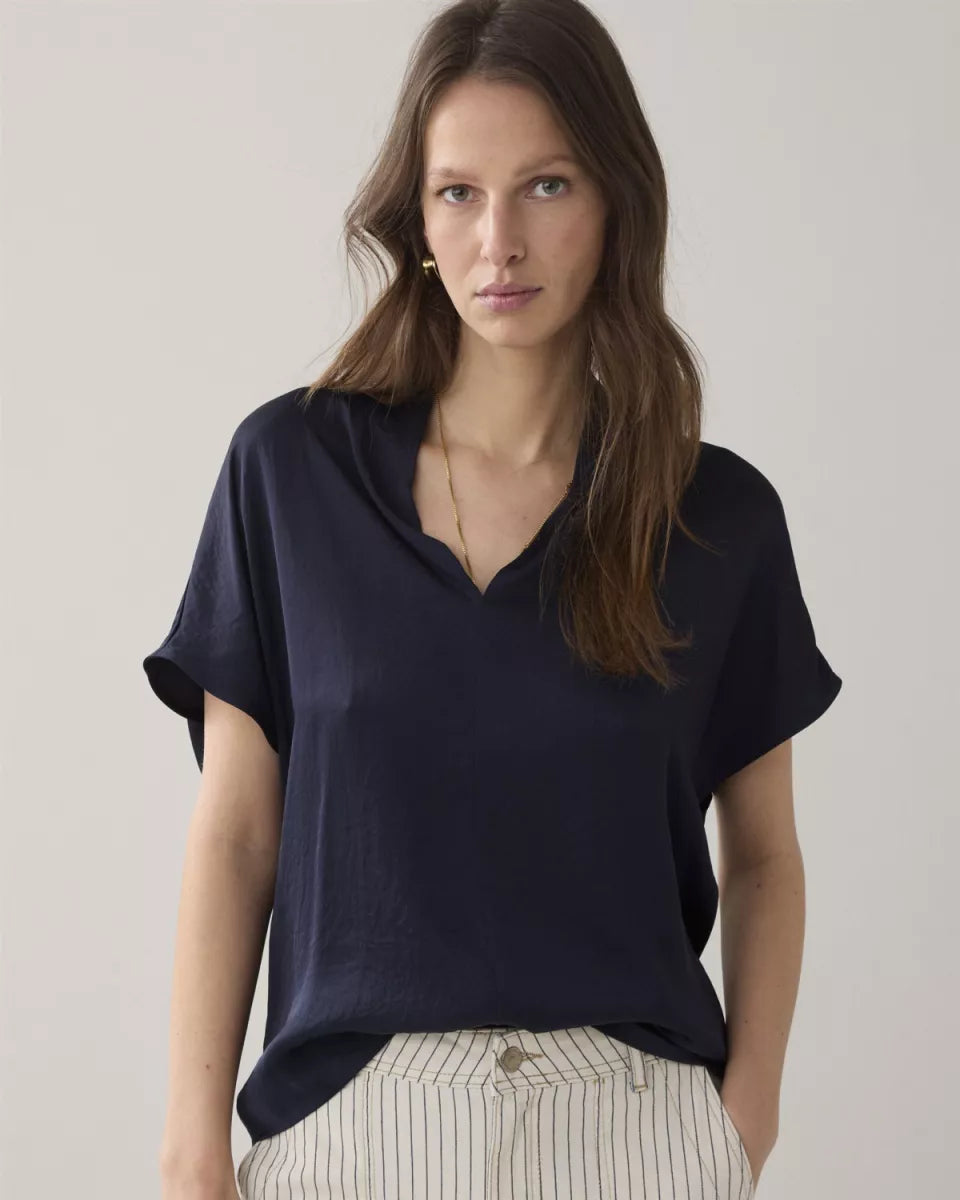 Summum Summum Top Donker blauw